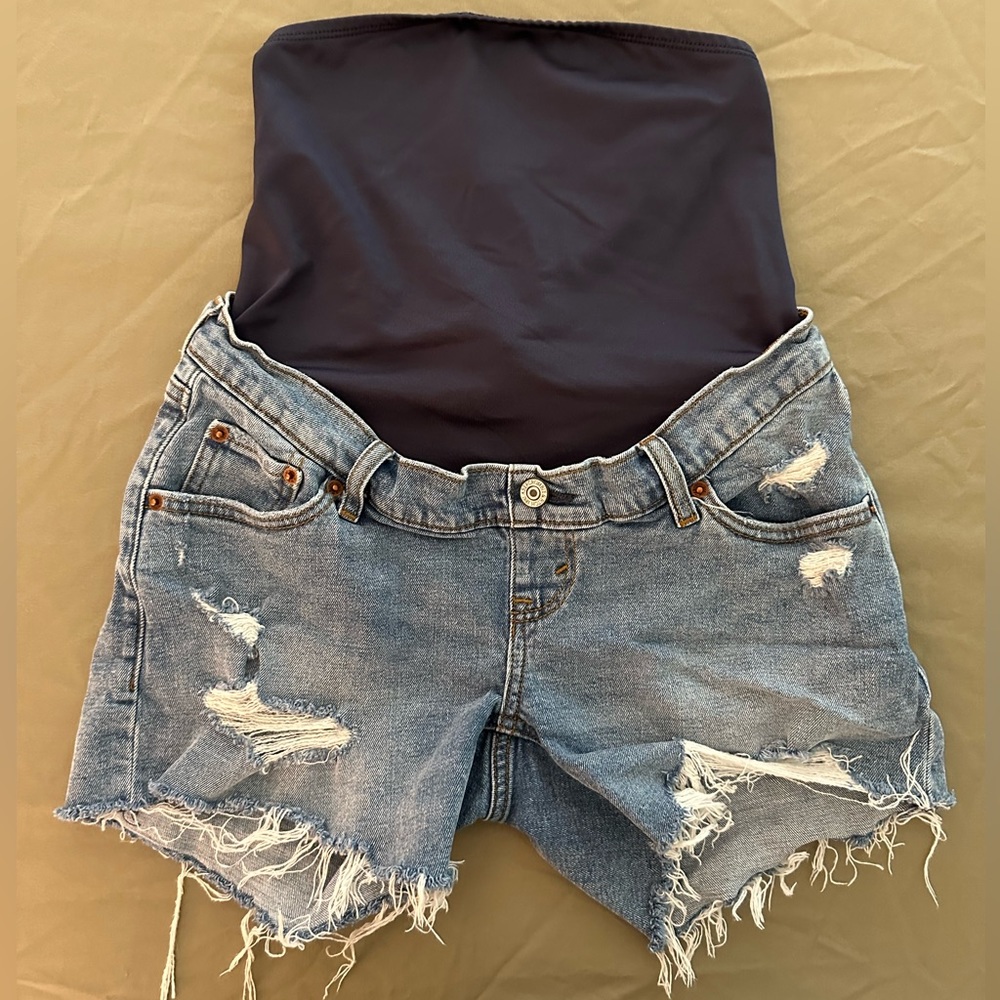 Maternity Denim Shorts Abercrombie
